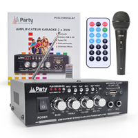 Wzmacniacz karaoke Party Light&Sound PLS1250USB-RC+ mikrofon dynamiczny Fenton DM100