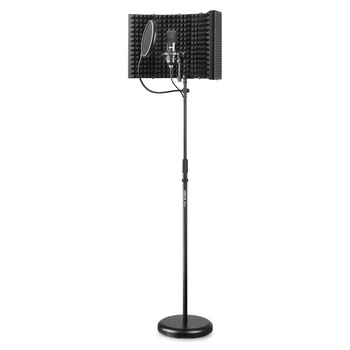 Zestaw mikrofonowy wokalny studyjny USB ze stojakiem i filtrem odbiciowym